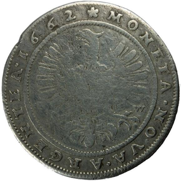 15 krajcarów 1662 Ludwik IV Legnicki Ksiestwo Brzesko - Legnicko - Wołowskie Brzeg (2)