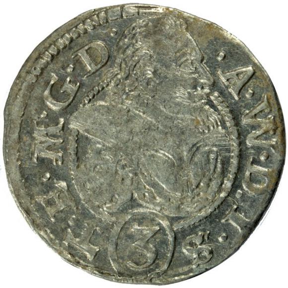 3 krajcary 1612 Adam Wacław Cieszyński Księstwo Cieszyńskie Cieszyn (1)