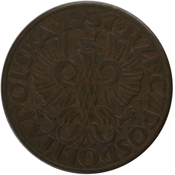 5 groszy 1937 II RP Warszawa (2)