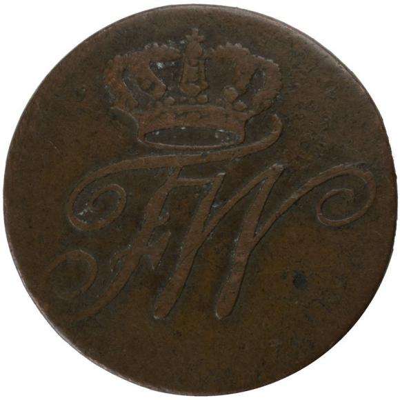 1/2 krajcara 1806 Fryderyk Wilhelm III Śląsk Berlin (2)