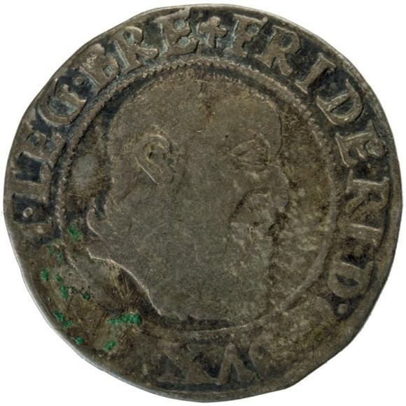 Grosz 1544 Fryderyk II Legnicki Księstwo Brzesko - Legnicko - Wołowskie Legnica (1)