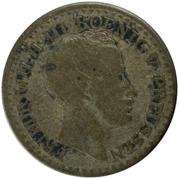1 grosz srebrny 1825 Fryderyk Wilhelm III Prusy Berlin (1)