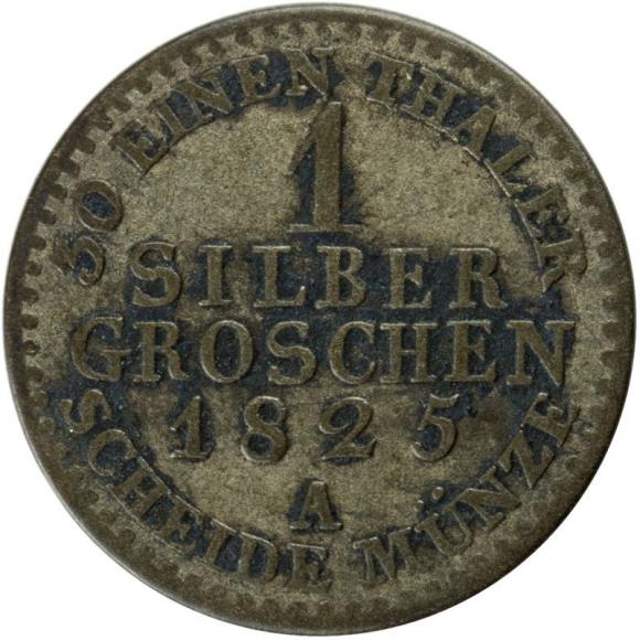 1 grosz srebrny 1825 Fryderyk Wilhelm III Prusy Berlin (2)