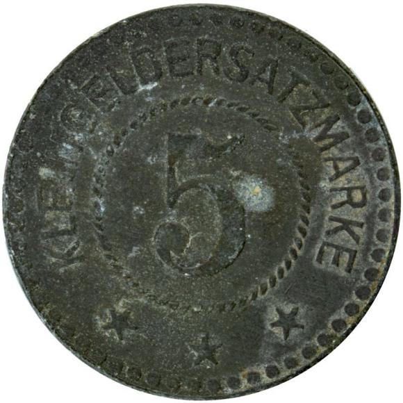 5 fenigów Lubawka / Liebau (1)