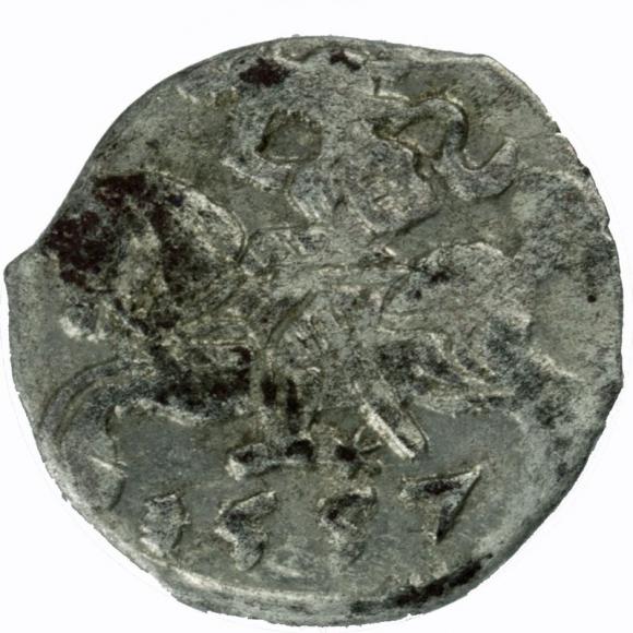 Denar 1557 Zygmunt II August Wilno (1)