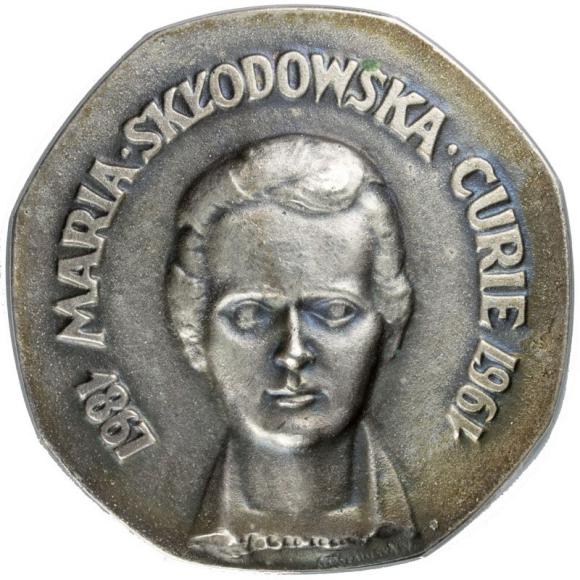 Maria Skłodowska Curie - 2 medale (1)
