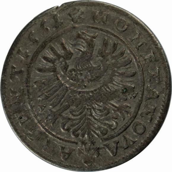 3 krajcary 1661 Ludwik IV Legnicki Księstwo Brzesko - Legnicko - Wołowskie Brzeg (2)