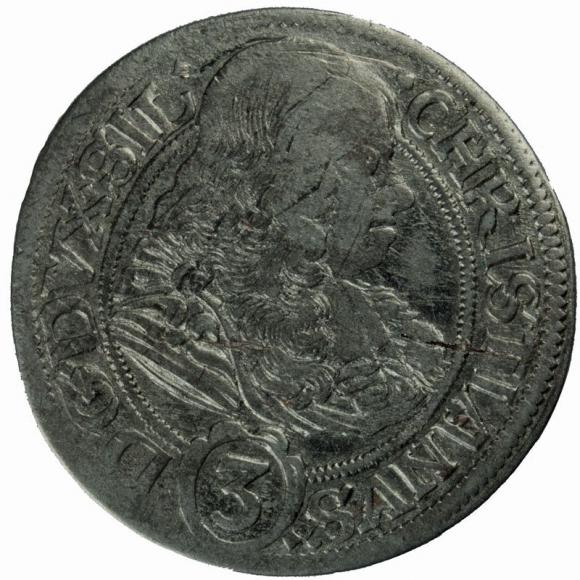 3 krajcary 1669 Chrystian Wołowski Księstwo Brzesko - Legnicko - Wołowskie Brzeg (1)