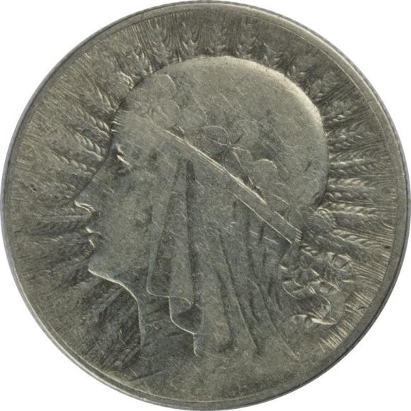 5 złotych 1933 Głowa Kobiety II RP Warszawa (1)