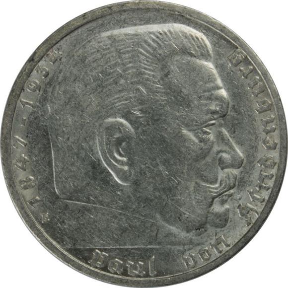 5 marek 1935 E Paul von Hindenburg Niemcy Muldenhutten (1)