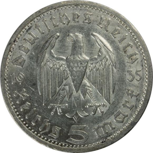 5 marek 1935 E Paul von Hindenburg Niemcy Muldenhutten (2)