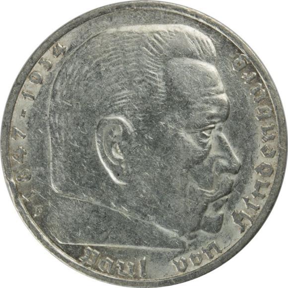 5 marek 1935 F Paul von Hindenburg Niemcy Stuttgart (1)