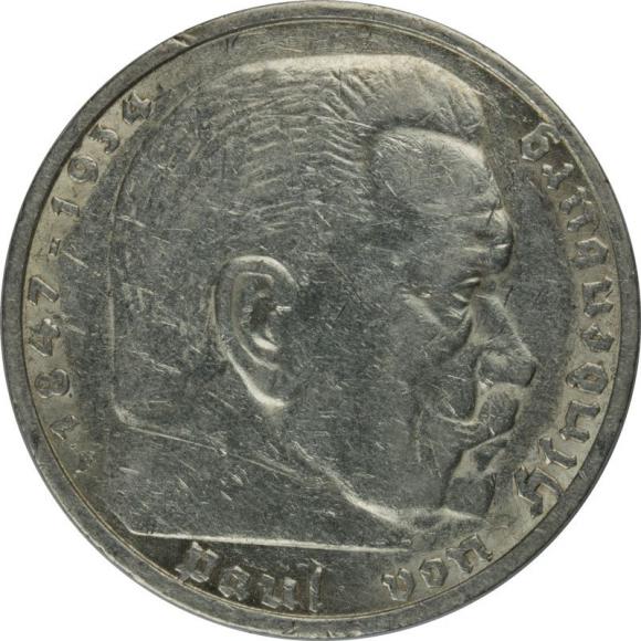 5 marek 1935 F Paul von Hindenburg Niemcy Stuttgart (1)