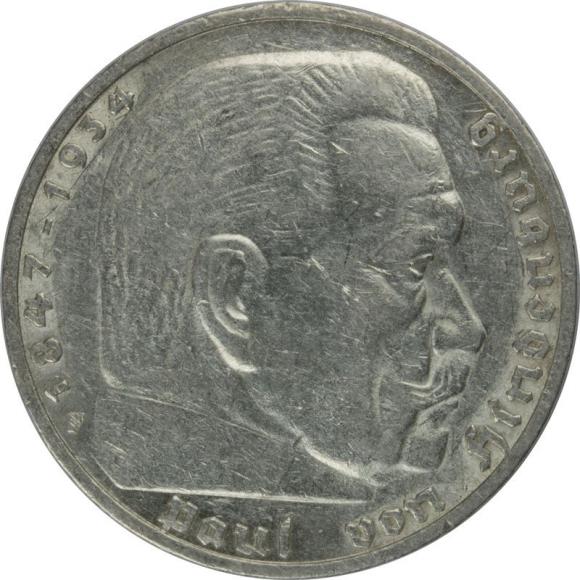 5 marek 1936 F Paul von Hindenburg Niemcy Stuttgart (1)