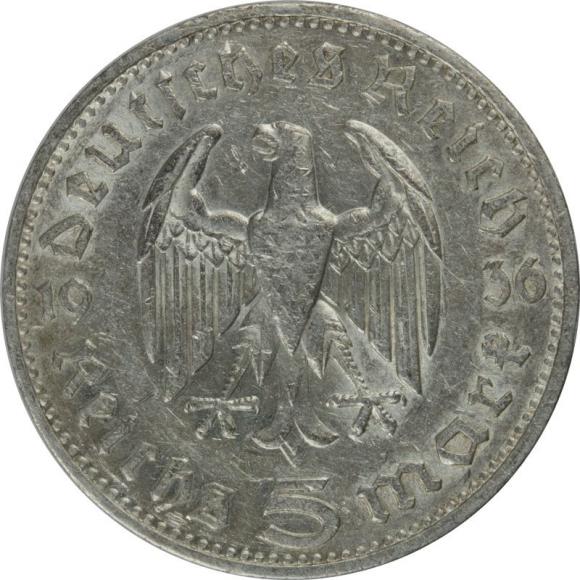 5 marek 1936 F Paul von Hindenburg Niemcy Stuttgart (2)