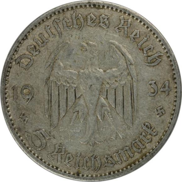 5 marek A 1934 Kościół w Poczdamie Niemcy Berlin (2)