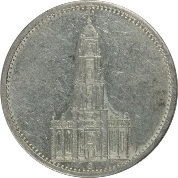 5 marek 1934 E Kościół w Poczdamie Niemcy Muldenhutten (1)