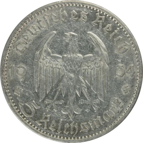 5 marek 1934 E Kościół w Poczdamie Niemcy Muldenhutten (2)