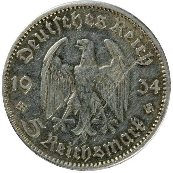 5 marek 1934 E Kościół w Poczdamie Niemcy Muldenhutten (2)