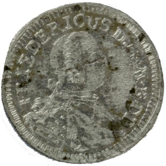 1 krajcar 1745 Fryderyk II Wielki Brandenburgia Bayreuth (1)