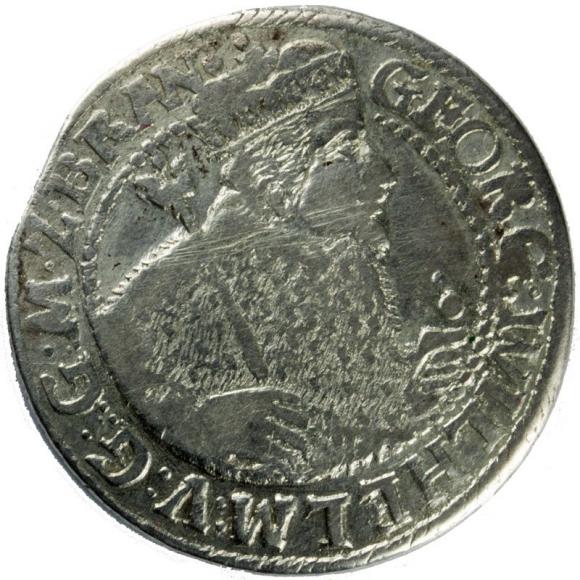 Ort 1622 Jerzy Wilhelm Księstwo Pruskie Królewiec (1)