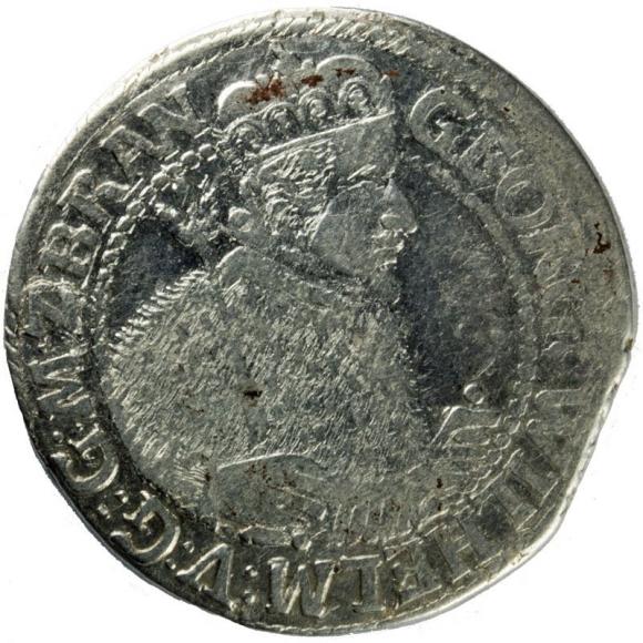 Ort 1623 Jerzy Wilhelm Księstwo Pruskie Królewiec (1)