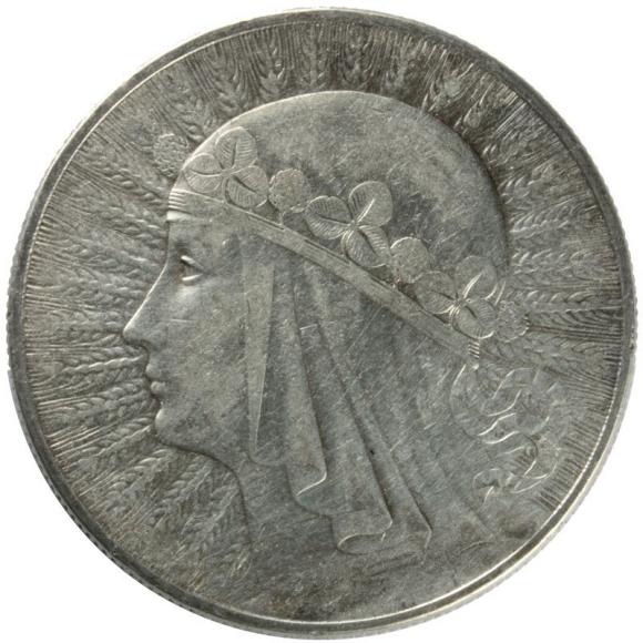 10 złotych 1933 Głowa Kobiety II RP Warszawa (1)