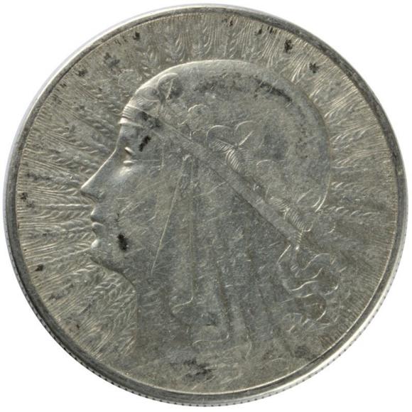 10 złotych 1932 Głowa Kobiety II RP Londyn (1)