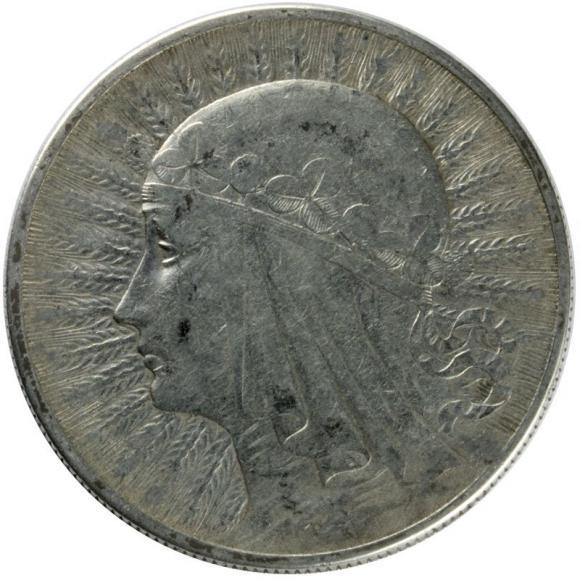 10 złotych 1932 Głowa Kobiety II RP Londyn (1)