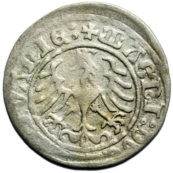 Półgrosz 1509 Zygmunt I Stary Wilno (2)