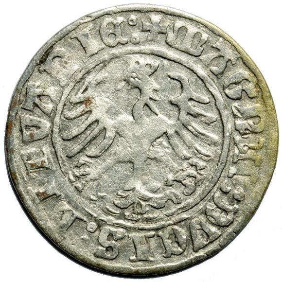 Półgrosz 1509 Zygmunt I Stary Wilno (2)