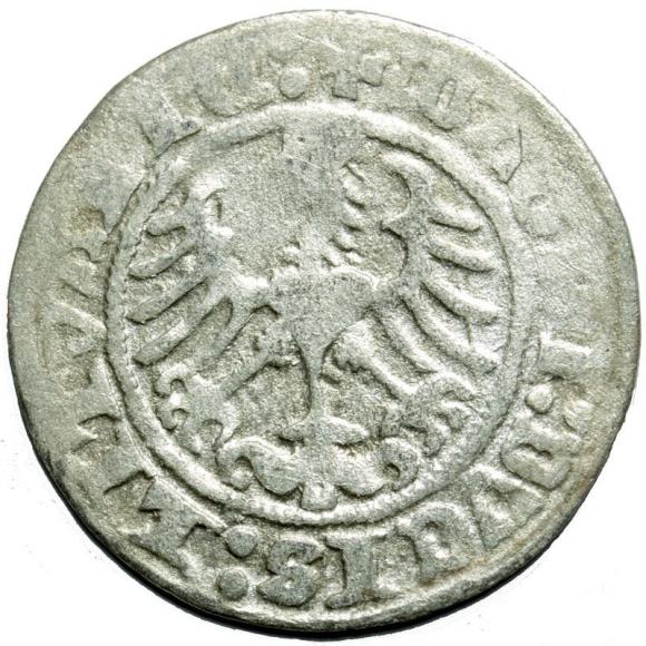 Półgrosz 1512 Zygmunt I Stary Wilno (2)