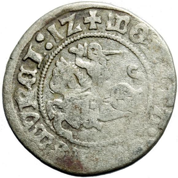 Półgrosz 1512 Zygmunt I Stary Wilno (1)