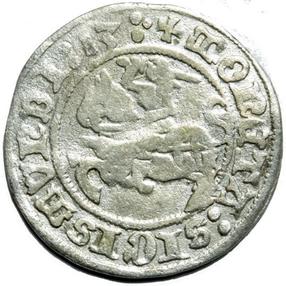 Półgrosz 1513 Zygmunt I Stary Wilno (1)