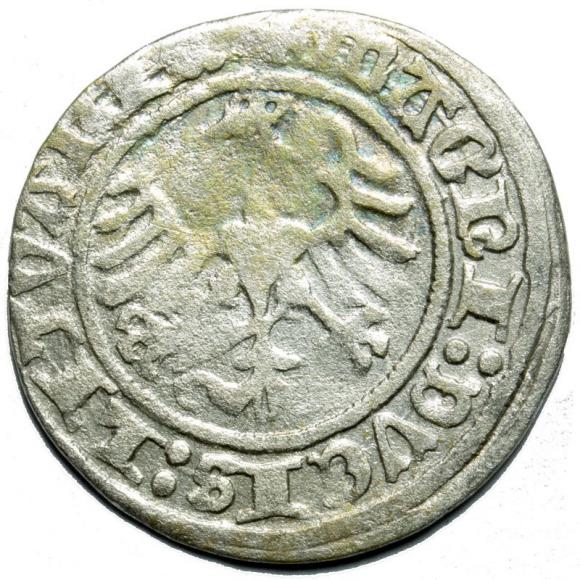 Półgrosz 1514 Zygmunt I Stary Wilno (2)