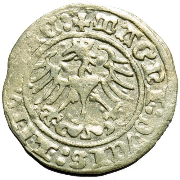 Półgrosz 1515 Zygmunt I Stary Wilno (2)