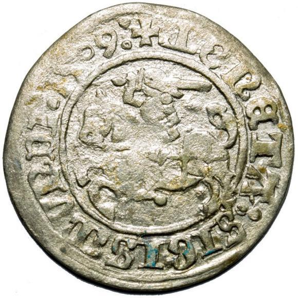 Półgrosz 1509 Zygmunt I Stary Wilno (1)