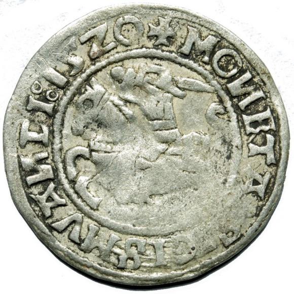Półgrosz 1520 Zygmunt I Stary Wilno (1)