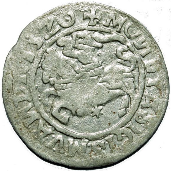 Półgrosz 1520 Zygmunt I Stary Wilno (1)