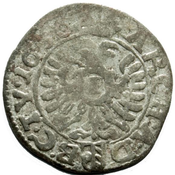 1 krajcar 1636 Ferdynand II Habsburg Austria Wiedeń (2)