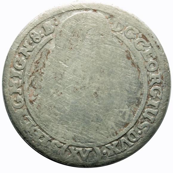 15 krajcarów 1663 Jerzy III Brzeski Księstwo Brzesko - Legnicko - Wołowskie Brzeg (1)