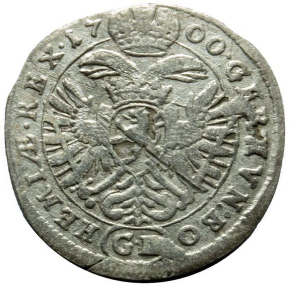 3 krajcary 1700 Leopold I Habsburg Czechy Praga (2)