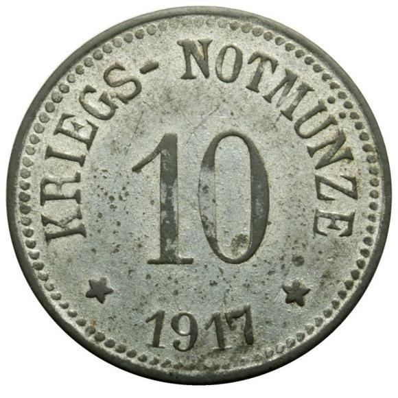 10 fenigów 1917 Arzberg Niemcy (1)