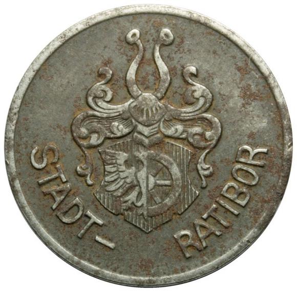 50 fenigów 1918 Racibórz Ratibor (2)