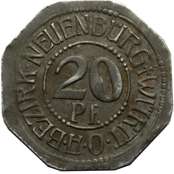 20 fenigów 1918 Neuenburg (1)