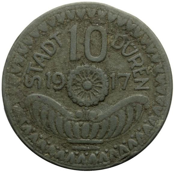 10 fenigów 1917 Duren (2)