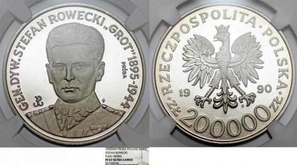 200000 złotych 1990 Stefan Rowecki próba GRADING (1)