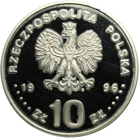 10 złotych 1996 200 - lecie powstania Mazurka Dąbrowskiego (2)