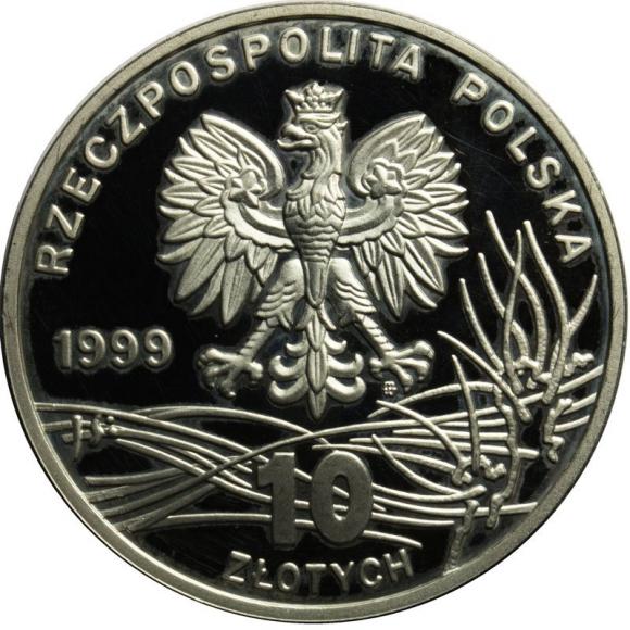 10 złotych 1999 Fryderyk Chopin 150 rocznica śmierci (2)