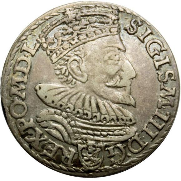 Trojak 1593 Zygmunt III Waza Malbork (1)